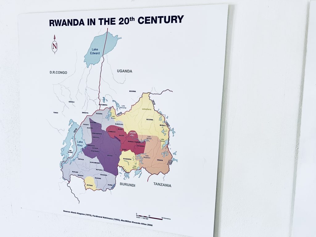 This map shows Rwanda after colonial border agreements, marking the beginning of modern Rwanda’s shape. History of Rwanda Kingdom
