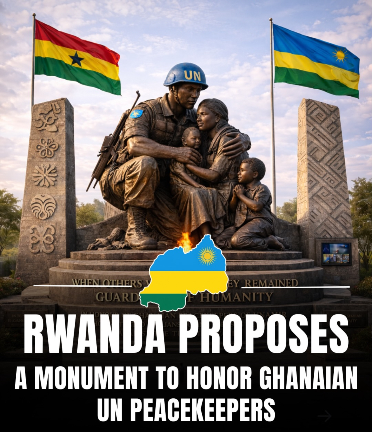 Ghanaian UN Peacekeepers in Rwanda: A Monument to Courage, Memory, and Pan-African Solidarity