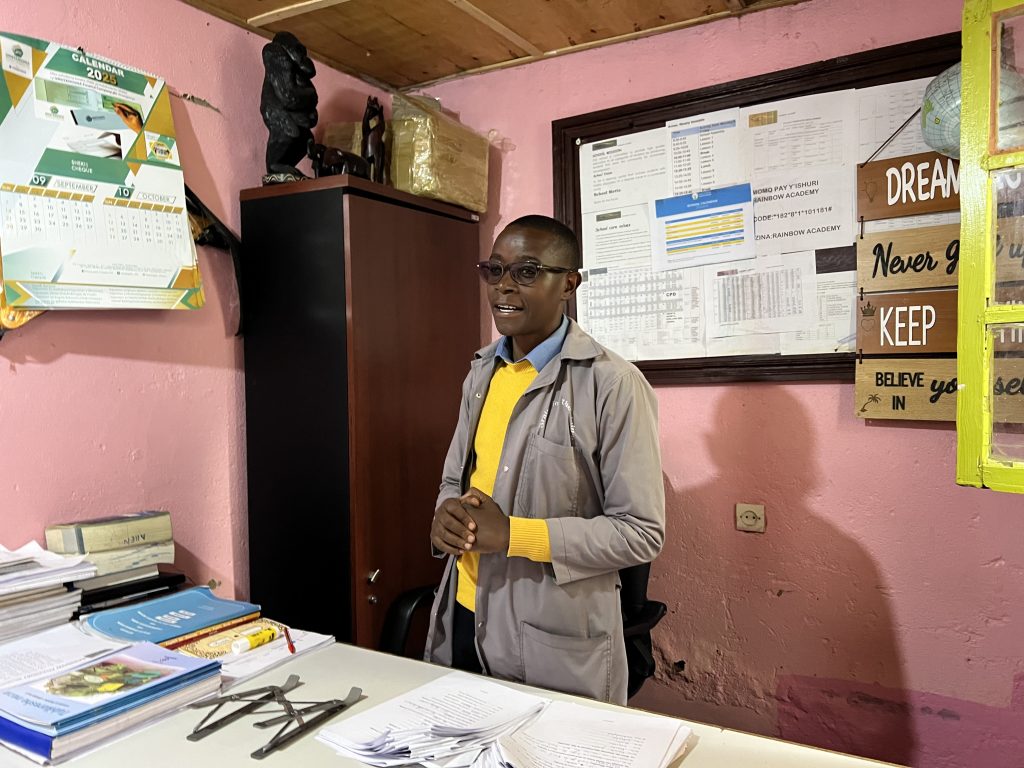 Rainbow Academy Rwanda a head master and senior Teacher